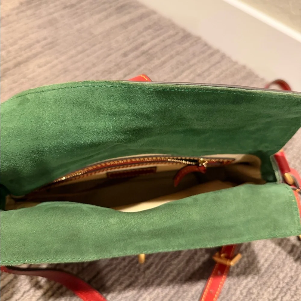 Dooney & Bourke Florentine Red Crossbody Bag - Picture 7 of 7